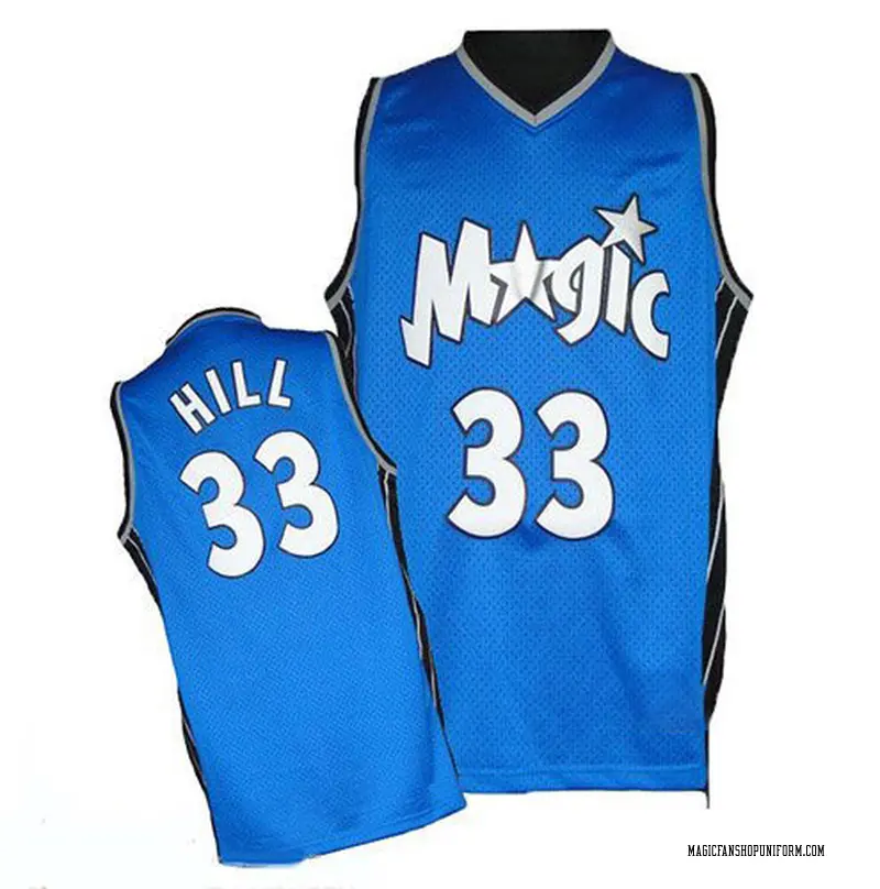Royal Blue Grant Hill Throwback Jersey 